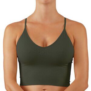 Criss cross Bralette Crop top removable padding